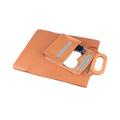 Borsa per laptop S109-3 con caricabatterie wireless da 15W, supporto e tappetino per mouse - Marrone