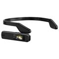 S111 Videocamera indossabile con visuale in prima persona - Mini registratore 2.7K Ultra HD - Nero