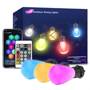 S14 Vintage Luci intelligenti per esterni 12m - 20 lampadine, RGBIC