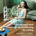 Ventilatore da tavolo S16 a 3 pale con 3 velocità, batteria da 1200mAh - Verde