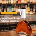 Dispenser per vino intelligente S18 - Dosaggio preciso da 1-99ml, touchscreen, aerazione e ricarica USB-C - Bianco