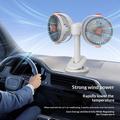 Ventilatore portatile S19 con doppia ventola e clip, 5 velocità