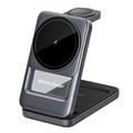 Caricabatterie wireless magnetico MagSafe 3-in-1 S29 con sensore di luce ambientale