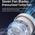 Ventilatore da tavolo pieghevole S8 con timer - Bianco