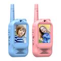 S88 Video Walkie Talkie per bambini con portata di 300 m - Blu / Rosa