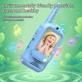 S88 Video Walkie Talkie per bambini con portata di 300 m - Blu / Rosa