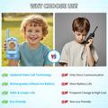S88 Video Walkie Talkie per bambini con portata di 300 m - Blu / Rosa