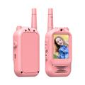 S88 Video Walkie Talkie per bambini con portata di 300 m - Blu / Rosa