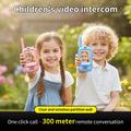 S88 Video Walkie Talkie per bambini con portata di 300 m - Blu / Rosa