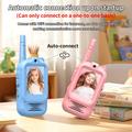 S88 Video Walkie Talkie per bambini con portata di 300 m - Blu / Rosa