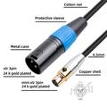 SA119GXK108BU Cavo per microfono da mini XLR femmina a XLR maschio