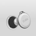 SBS Track My Circle Tracker impermeabile IP65 per oggetti - Compatibile con Apple Find My - Bianco