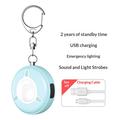 SC300 Allarme di sicurezza personale da 130dB con torcia stroboscopica a LED - Blu