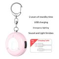 SC300 Allarme di sicurezza personale da 130dB con torcia stroboscopica a LED - Rosa