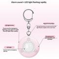 SC300 Allarme di sicurezza personale da 130dB con torcia stroboscopica a LED - Rosa