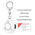 SC300 Allarme di sicurezza personale da 130dB con torcia a LED stroboscopica - Bianco