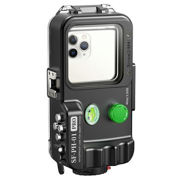 Sea Frogs SF-PH-01-PRO Custodia universale impermeabile per telefono - 40m, IPX8 - Nera