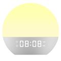 SH08: sveglia da comodino con luce LED, colori d'atmosfera, rumore bianco e radio FM