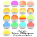 SH08: sveglia da comodino con luce LED, colori d\'atmosfera, rumore bianco e radio FM