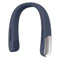 Ventilatore portatile da collo SL625 con regolazione della velocità e display digitale - Blu scuro