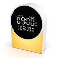 SM12 - Dispositivo Bluetooth per il sonno - Sveglia, radio FM, luce notturna a LED - Bianco