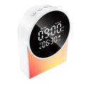 SM12 - Dispositivo Bluetooth per il sonno - Sveglia, radio FM, luce notturna a LED - Bianco