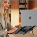 Supporto pieghevole e regolabile per laptop SODI 315 - Nero