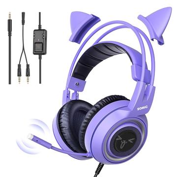 SOMIC G951S E-Sports Cuffie da gioco 3.5mm con cavo - Viola