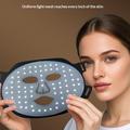 Maschera facciale magnetica wireless per terapia della luce a LED SP-1103F con controller - Nero