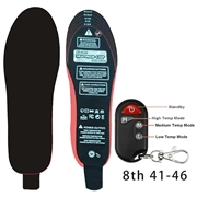 SP-XJ05 Solette riscaldate con batteria da 6000mAh, telecomando wireless - 41-46 - Nero