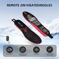SP-XJ05 Solette riscaldate con batteria da 6000mAh, telecomando wireless - 41-46 - Nero
