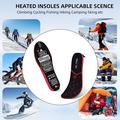 SP-XJ05 Solette riscaldate con batteria da 6000mAh, telecomando wireless - 41-46 - Nero