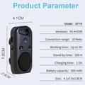 Altoparlante Bluetooth indossabile SP18 Clip-On - Nero