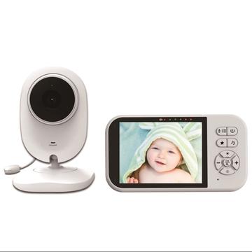 SP316 Baby Monitor da 3.5" con ninne nanne, visione notturna - Bianco