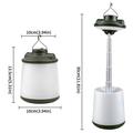SQ-G26 Lampada da campeggio orientabile a 360° e retrattile / Luce RGB per tenda