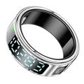 SR08 Anello intelligente con display digitale - Dimensioni: 18.2mm - Argento