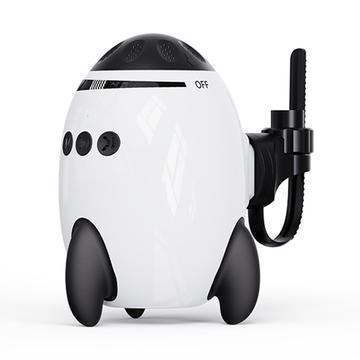 SR10 Passeggino portatile a forma di razzo con ninna nanna - Bianco