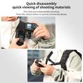 STARTRC - Supporto a sgancio rapido per tracolla dello zaino per action cam - Nero