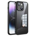 Custodia Ibrida Sulada Minrui per iPhone 14 Plus - Nera