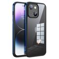 Custodia Ibrida Sulada Minrui per iPhone 14 Plus - Blu Scuro