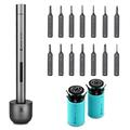 Kit di avvitatori elettrici di precisione SUNSHINE SD-18E - Nero