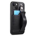 Custodia Suteni H12 con Slot per Schede e Cinturino da Polso per iPhone 14 Plus - Nero