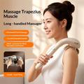 SY-008 Massaggiatore cervicale con manico lungo e 3 livelli di pressione - Beige