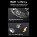 SY15 Smart Ring - Monitor della salute con avvisi tramite vibrazione - Taglia 8