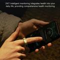 SY15 Smart Ring - Monitor della salute con avvisi tramite vibrazione - Taglia 8