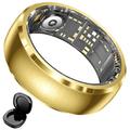 SY15 Smart Ring - Monitor della salute con avvisi tramite vibrazione - Taglia 8 - Oro