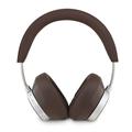 Cuffie wireless Guess Saffiano Triangle Logo ENC - Marrone