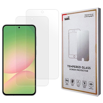 Pellicola Salvaschermo Saii 3D Premium per Samsung Galaxy A56 - 2 Pezzi