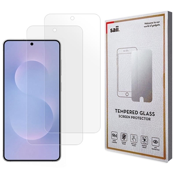 Pellicola Salvaschermo Saii 3D Premium per Samsung Galaxy S25 Edge - 2 Pezzi
