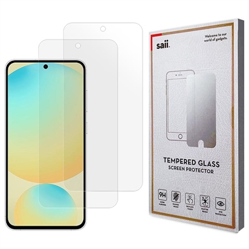 Pellicola Salvaschermo Saii 3D Premium per Samsung Galaxy S25 FE - 2 Pezzi